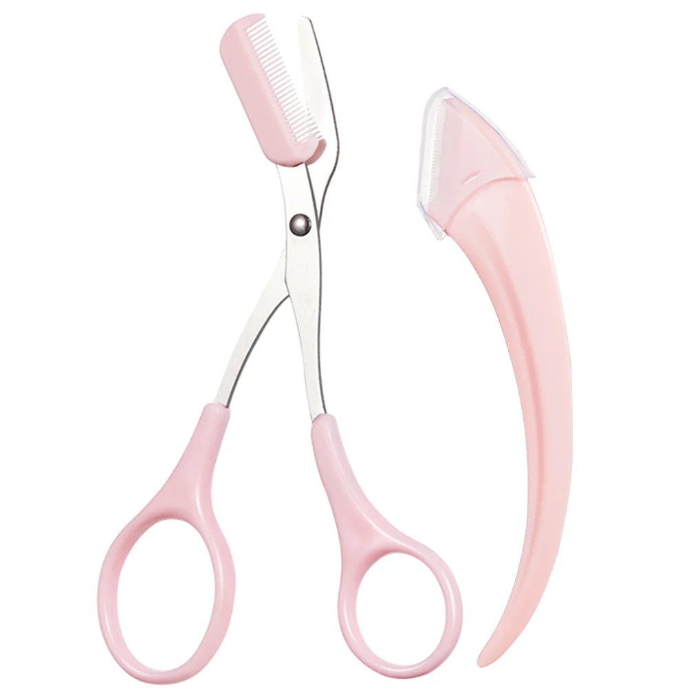 

1 Set Eyebrow Scissors with Comb Women Eyebrow Trimmer Eyebrow Shaping Tool Beauty Accessory