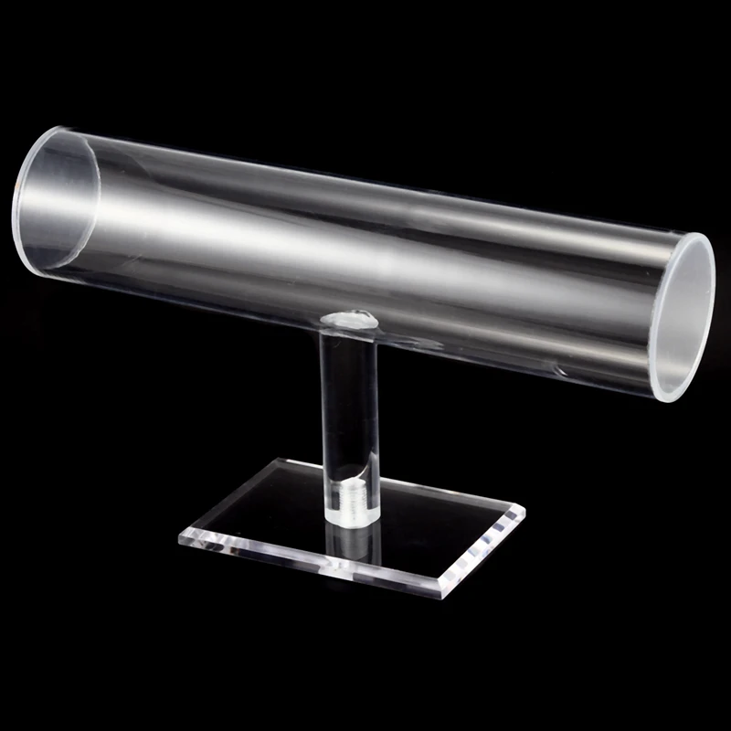 

Bracelet/Bangle/Jewelry/Watch/Props Display Stand Holder T-Bar Rack, Transparent