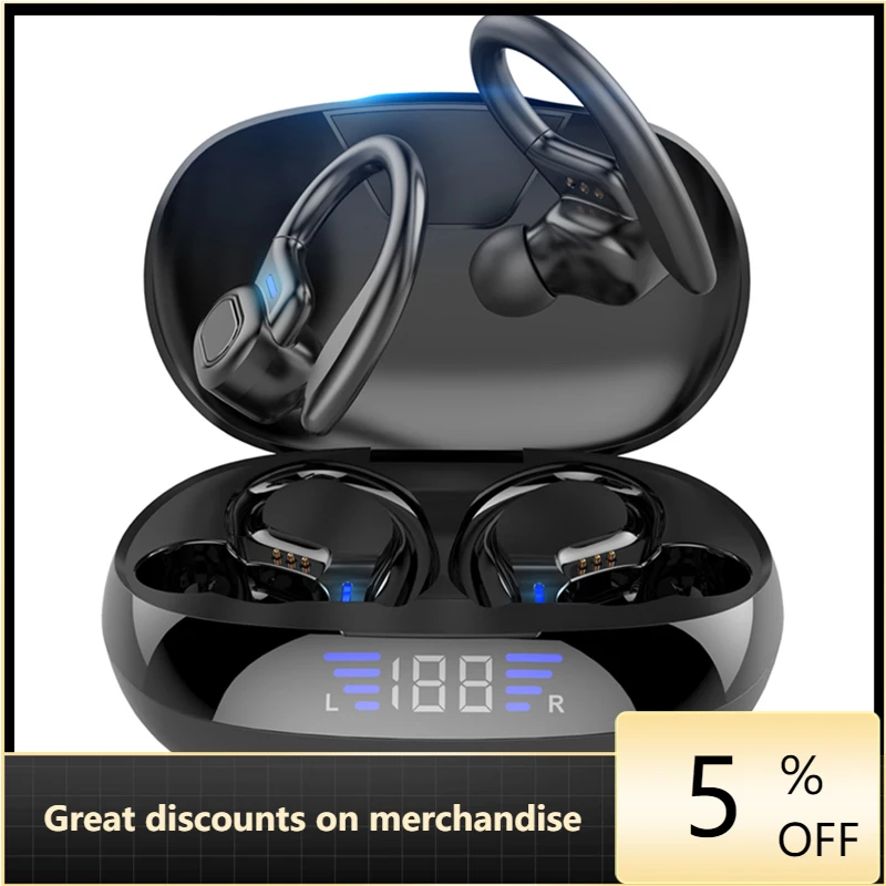 

VV2 TWS Wireless Bluetooth Earphones Stereo Touch Control In-ear Earbuds Noise Canceling Sport Waterproof Headphones With Mic