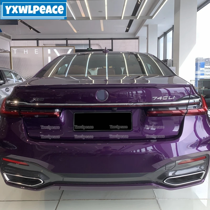 

For BMW G11 G12 7 Series Sedan 4-Door 2018 2019 2020 2021 Spoiler Material Primer Color Rear Trunk Spoiler Car Accessories