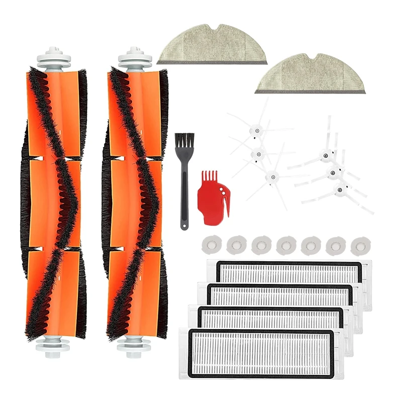 

Filter Main Brush Mop Cloth For Xiaomi Robot Vacuum Mijia Roborock E25 E4 S5 S6 E35 S50 Vacuum Cleaner Accessories