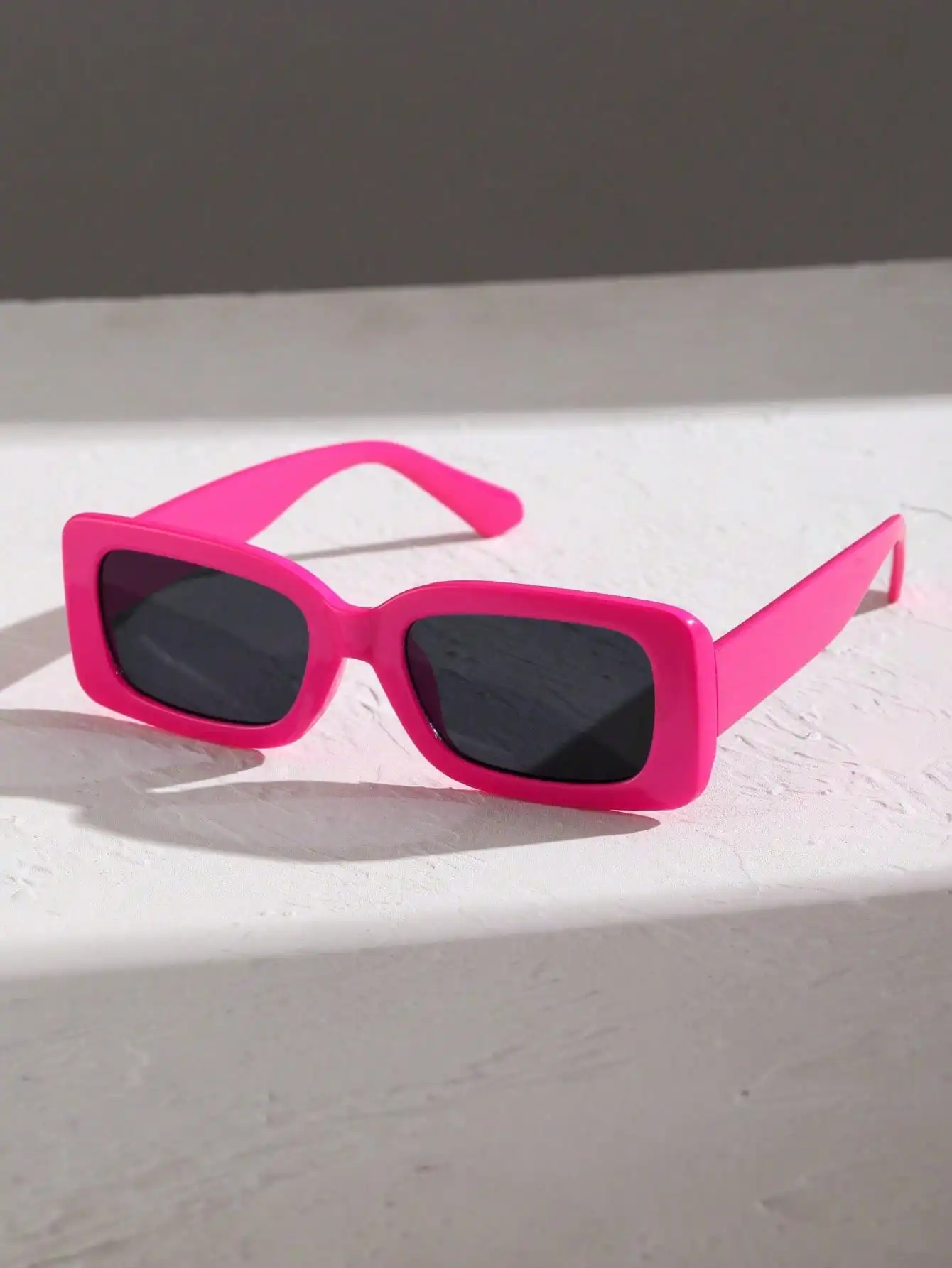 Классические солнцезащитные очки унисекс Y2K в пластиковой квадратной оправе для