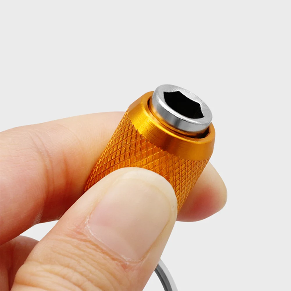 Ассистент 1/4 дюйма шестигранный хвостовик отвертка брелок держатель для