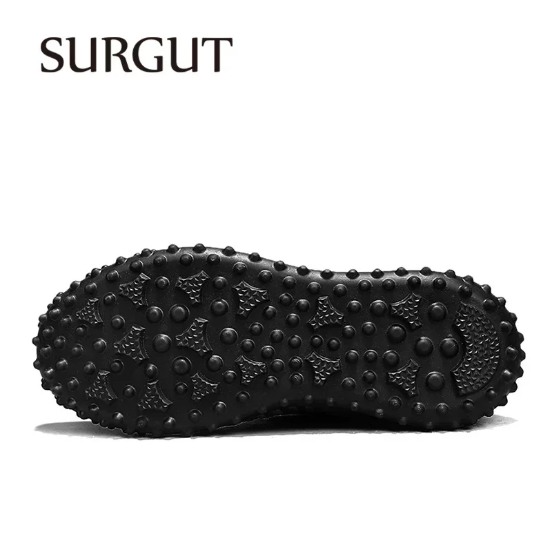 SURGUT/модные осенне-зимние мужские ботинки повседневная винтажная уличная обувь