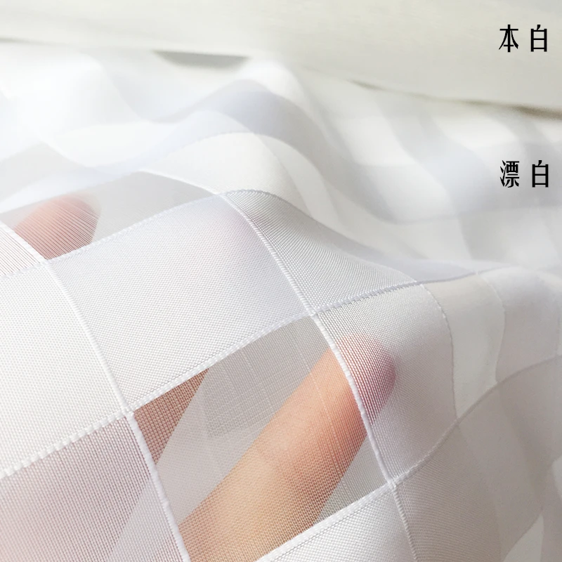 Ткань из органзы с геометрическим узором белая ткань hanfu/lolita/ткань для косплея |