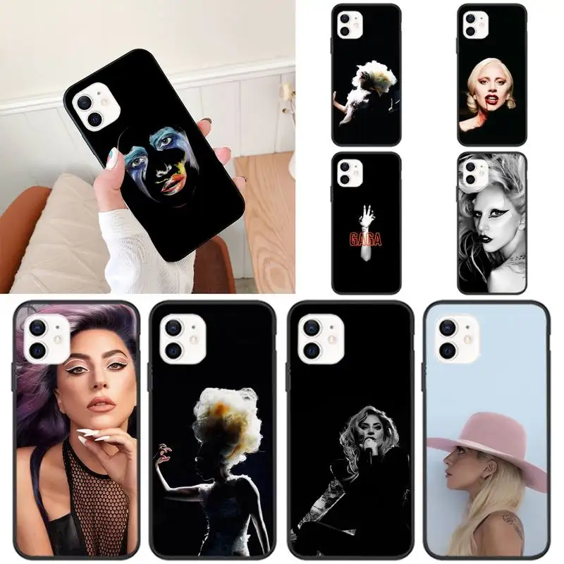Singer-Lady-Gaga-Sexy-Woman   Phone Case For iPhone 11 12 Mini 13 Pro XS Max X 8 7 6s Plus 5 SE XR Shell