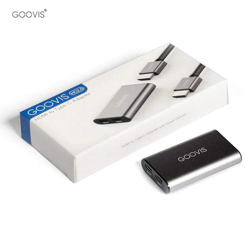 Адаптер HDMI-Type-c для ЖК-дисплея GOOVIS Young, конвертер HD 4K, черный портативный видеоадаптер USB-c (art.: 3920bc3dbf12f) - 3920bc3dbf12f