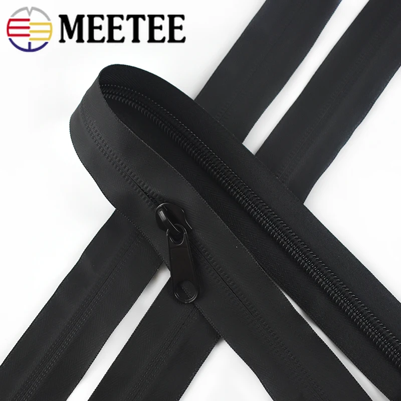 

2/4 метра 10 # Водонепроницаемая нейлоновая молния с слайдерами, обратная невидимая молния, ремонтные комплекты для шитья одежды «сделай сам»,...