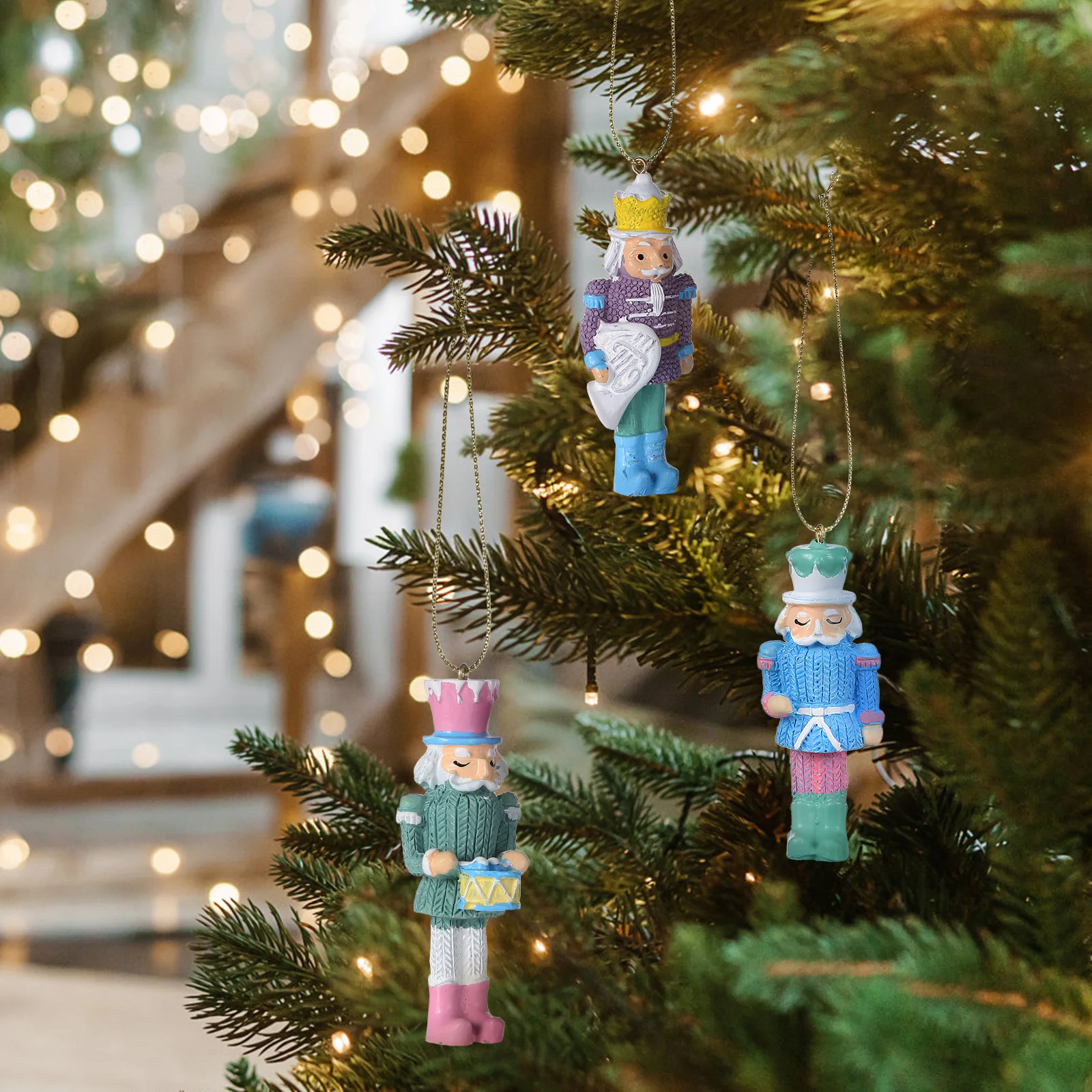 8 шт. классический ретро сказочный цветной кулон Щелкунчик настольный декор для