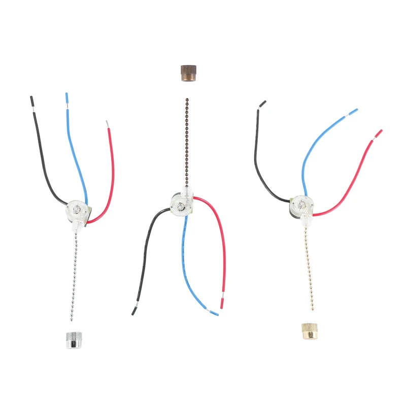 

3 шт., настенный выключатель для потолочного вентилятора