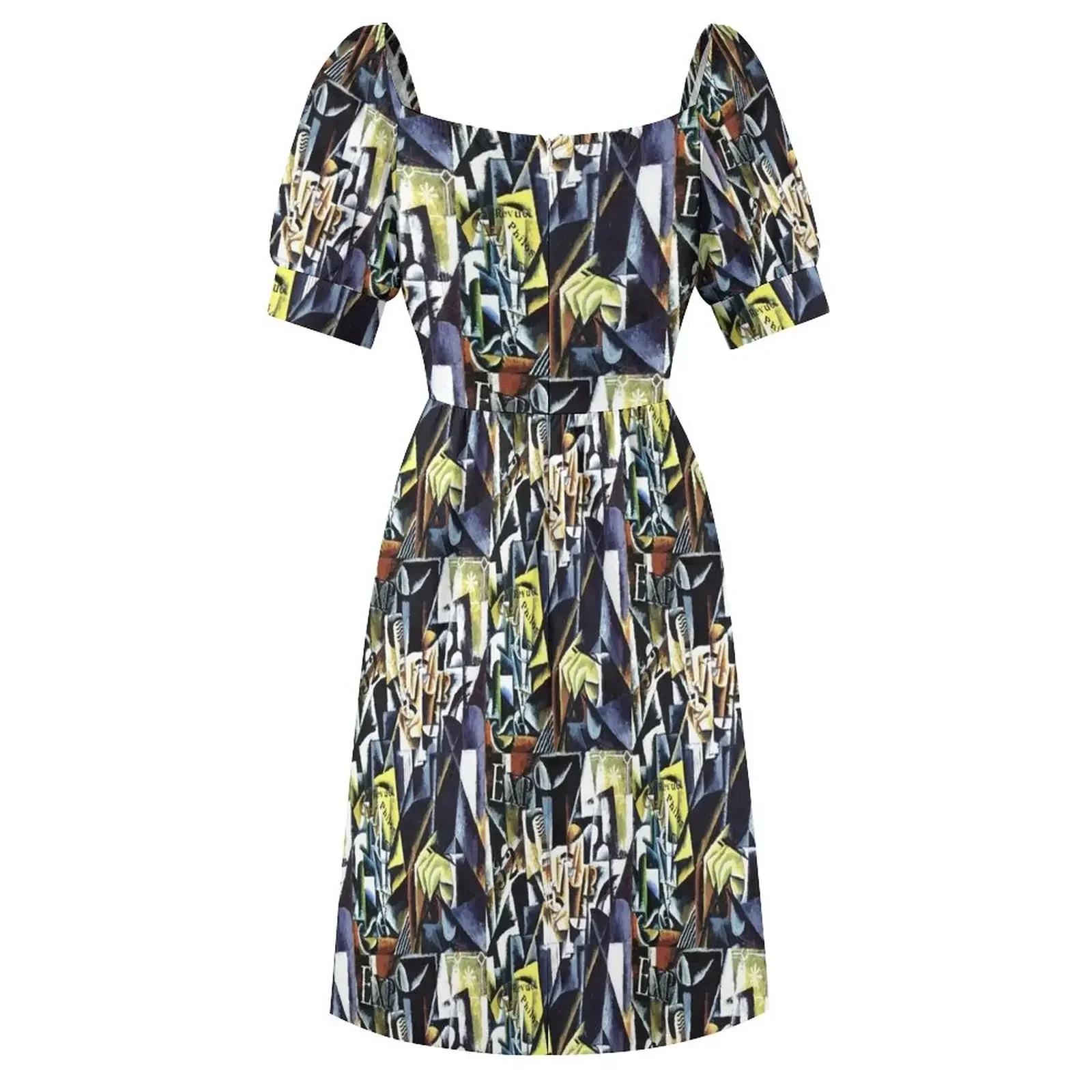 Лиубов Попова - Философское платье без рукавов Женское модное элегантное Платья