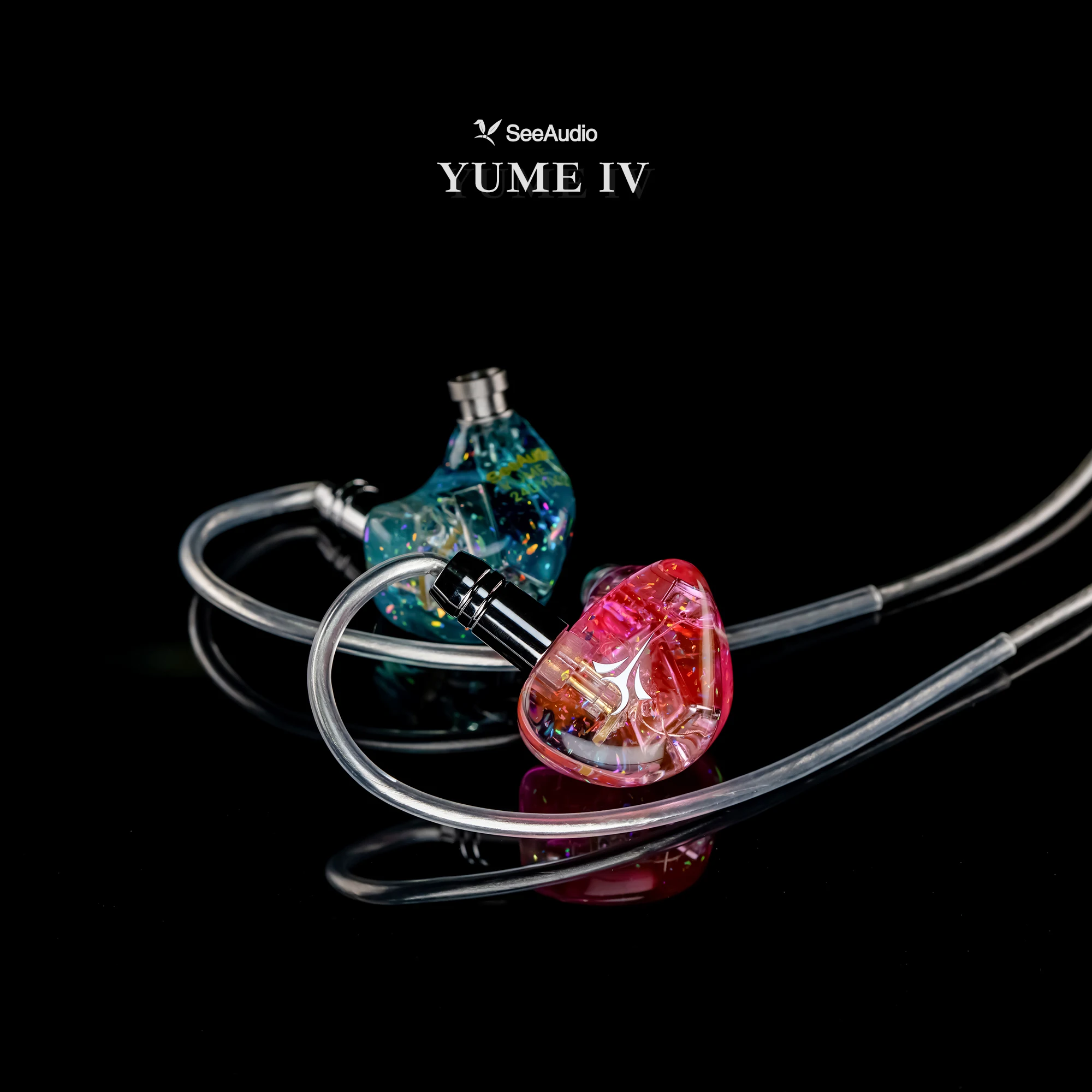 Наушники-вкладыши SeeAudio-Yume-4 с гибридным драйвером 2BA, Hi-Fi, проводные, с отсоединяемым кабелем 2pin 3.5 мм (art.: 3920dba4a2388) - 3920dba4a2388