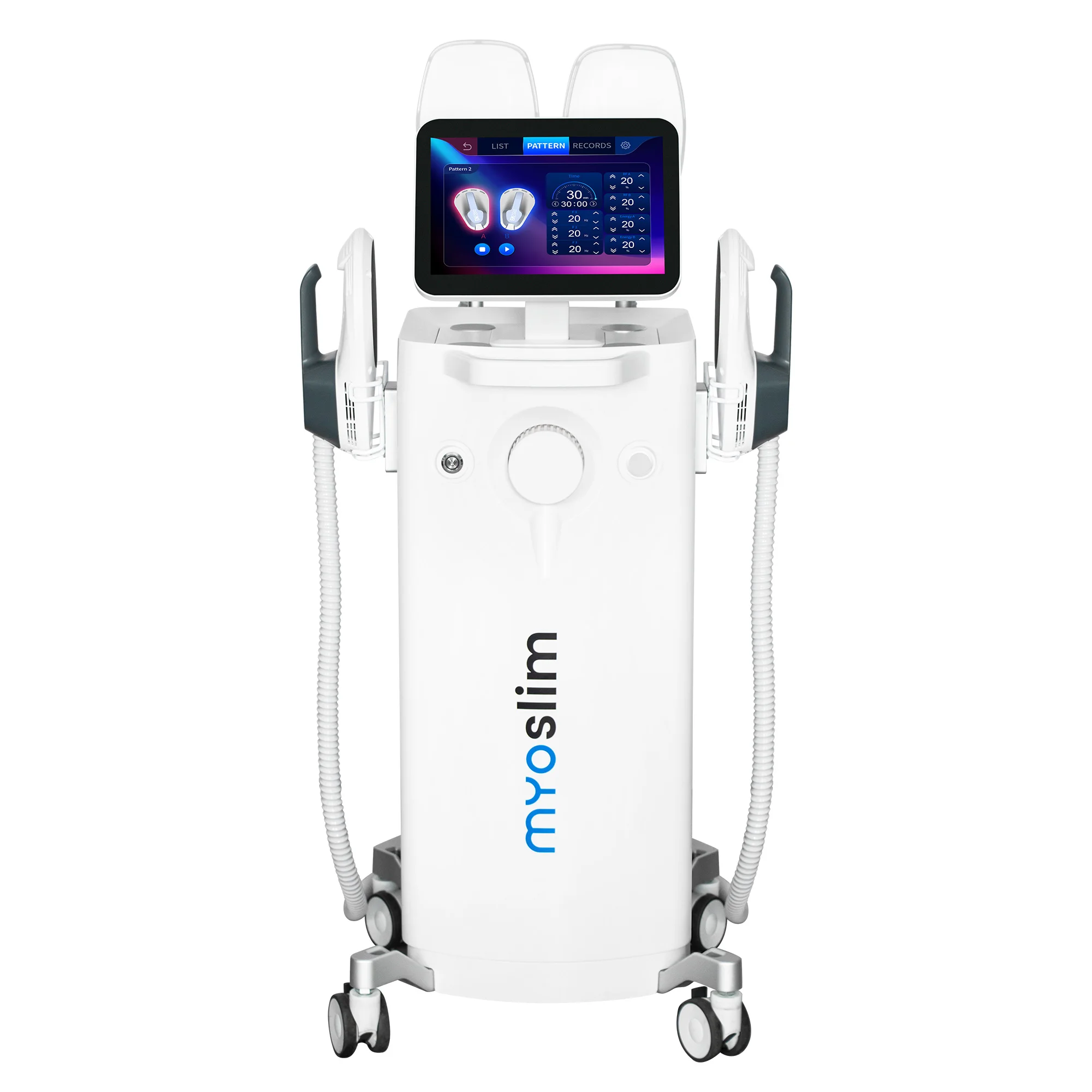 Фото Аппарат MYOslim Sculpt 6500 Вт: EMS RF для сжигания жира, стимуляции мышц и коррекции фигуры, 15 электромагнитных терапий №3