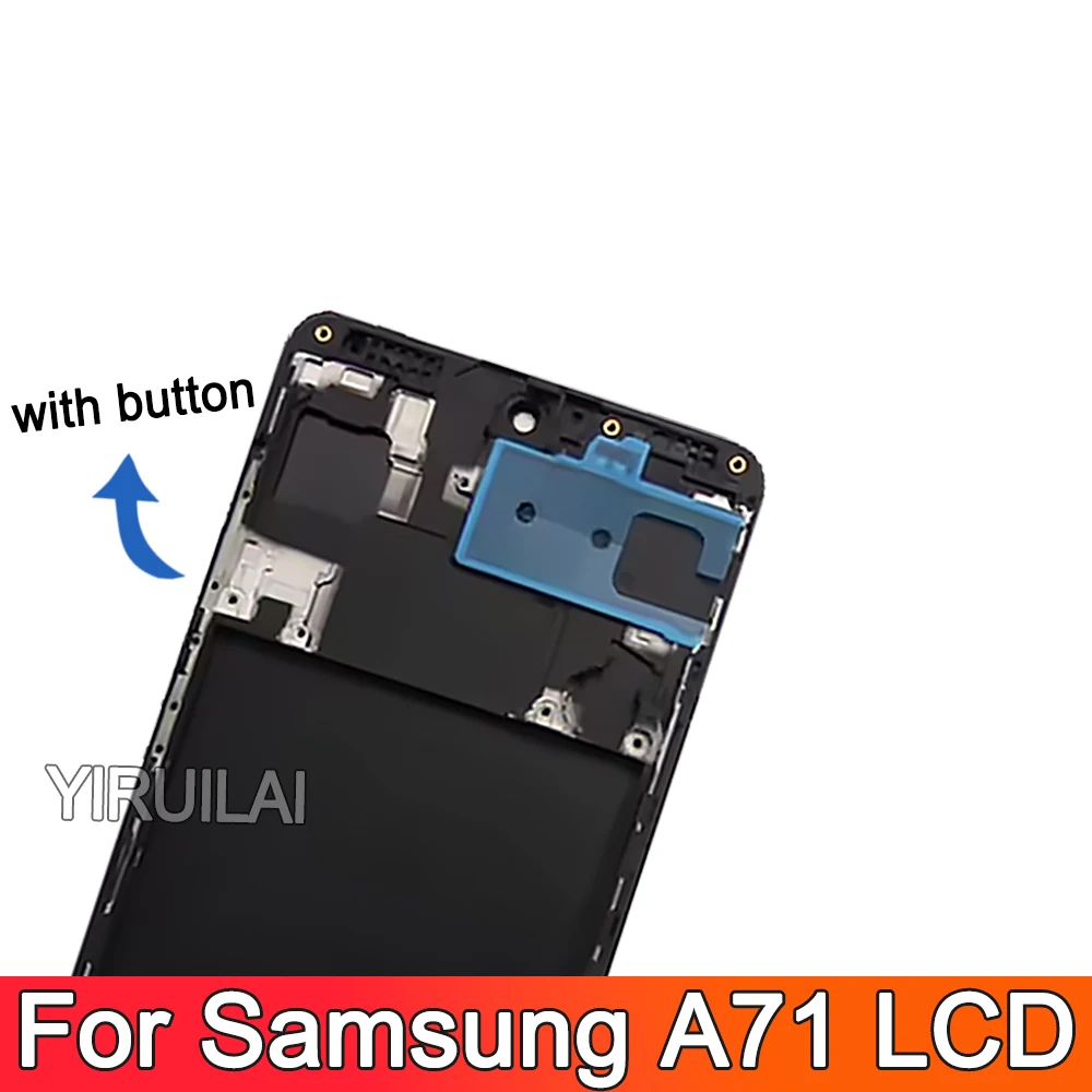 6 7 ''Super OLED для Samsung Galaxy A71 A715 ЖК-дисплей с сенсорным экраном и дигитайзером в