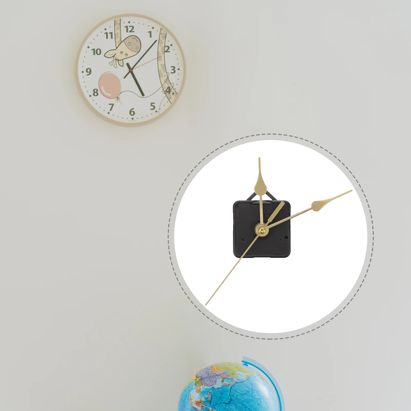 

Clock Movement Mechanism Kit Replacement Wallsilent Pendulum Torquehigh Motor Shaft Operated Inchhands Diy 12Mm Mini Home 1