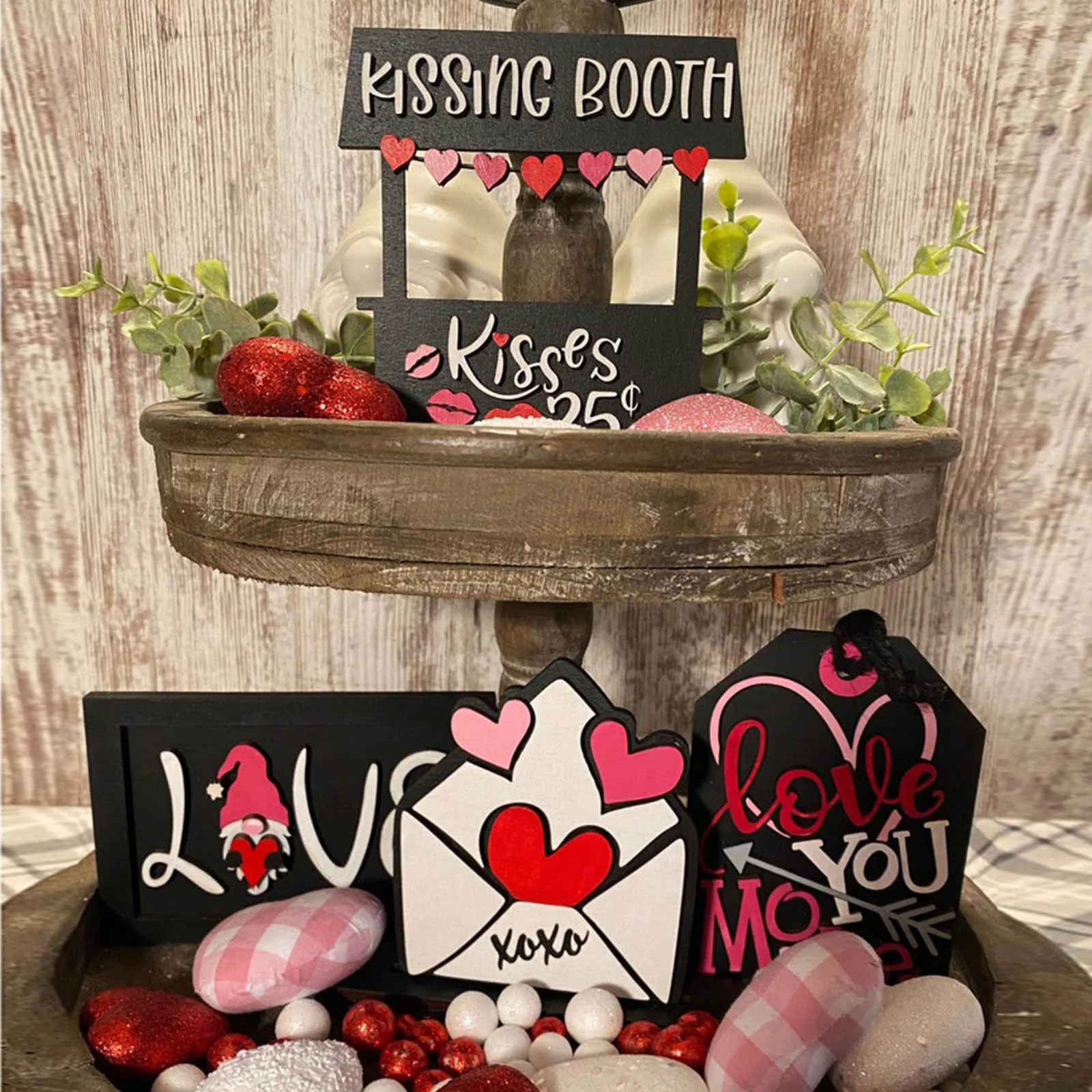 Искусственный поднос в несколько рядов предметы украшения для дома стола