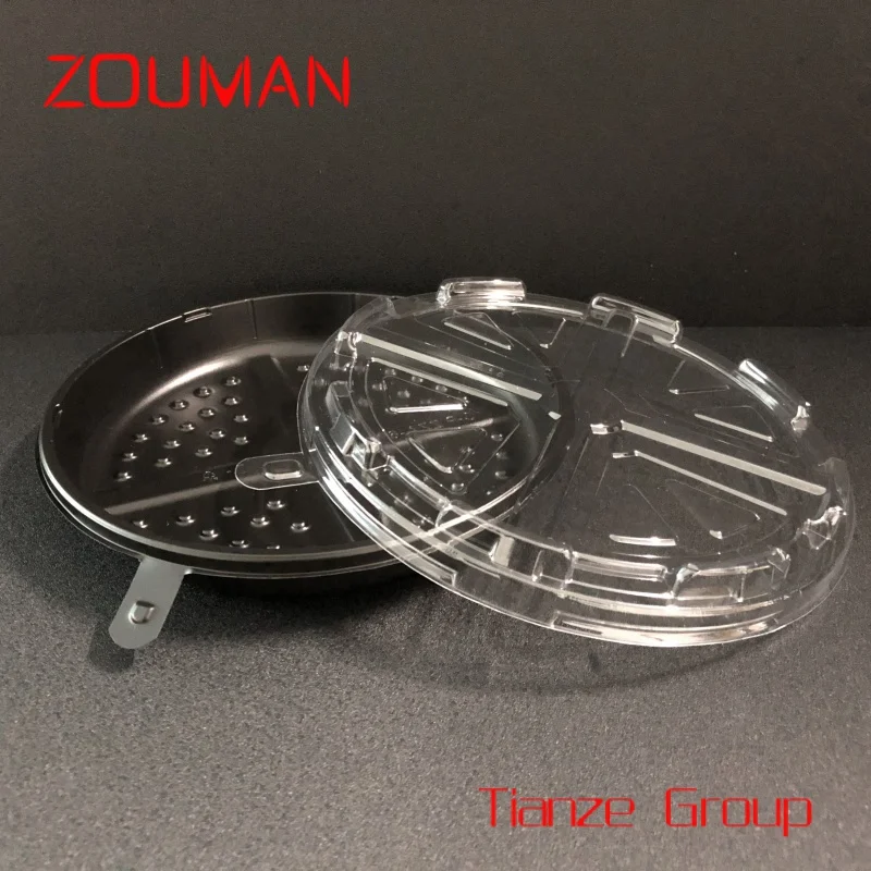 Коробка для пиццы из прозрачного пластика