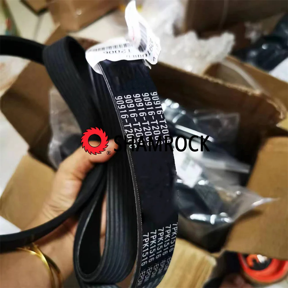 

Ремень ГРМ для дизельного двигателя OEM 90916-T2006 7pk1516 90915-YZZD4 для Toyota Hilux VIGO kun25 kun26