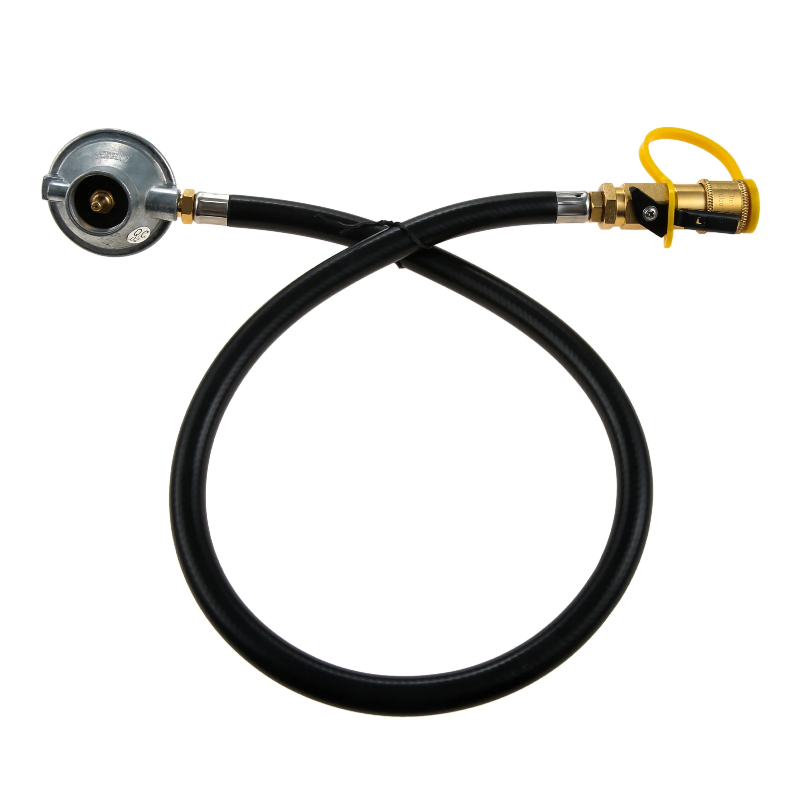

Outdoor Camper Grill Stove 1LB Propane Tank Gas Regulator Valve 1/4 Shut Off Valve for Heater/Fireplace/Fire Pit Low Pressure
