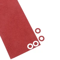 100pcs red 18650 li ion battery insulation gasket barley paper battery pack insulating glue fish electrode insulated pads