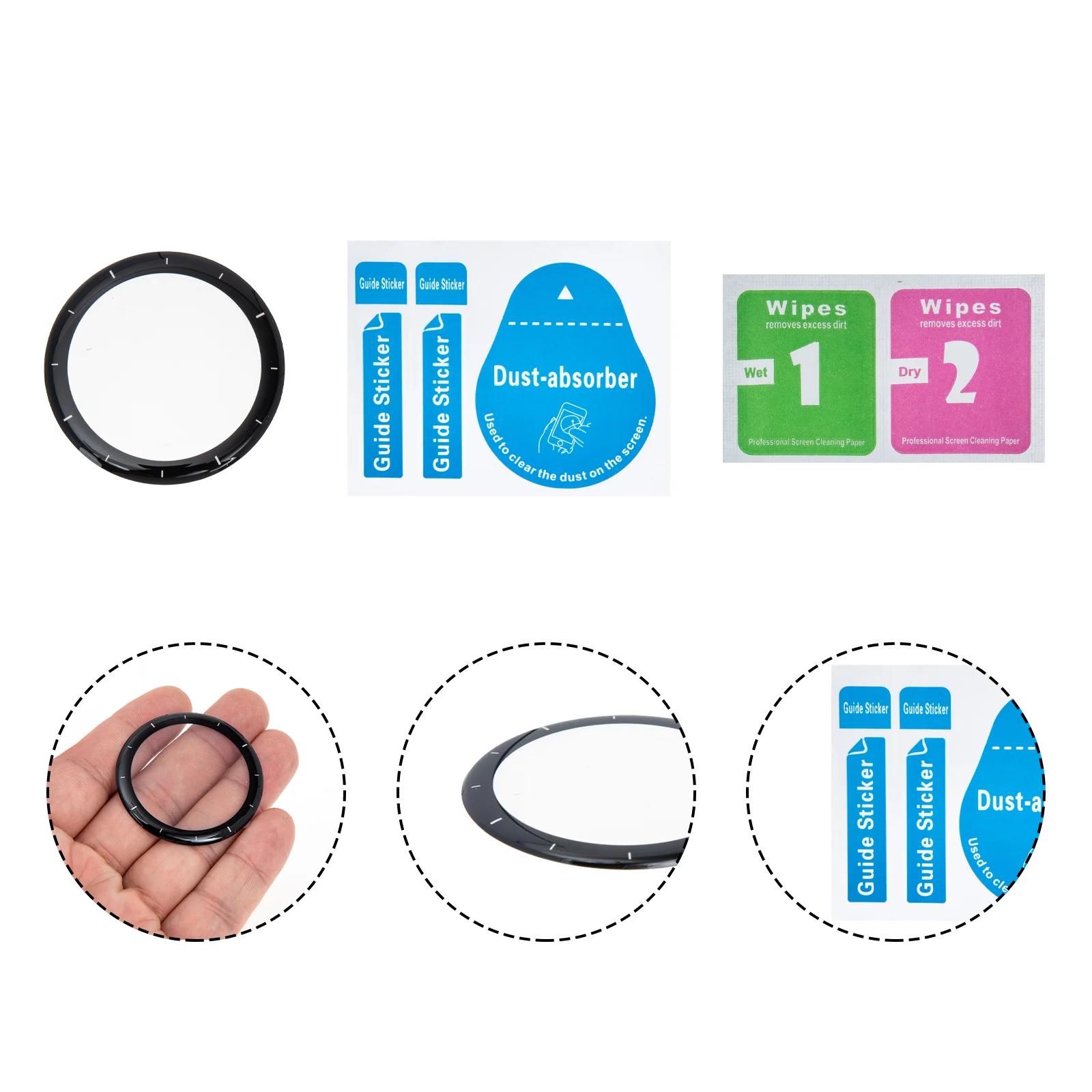 

3Pcs Watch Screen Film Watch Composite Film Watch Cover Compatible for MIUI Watch