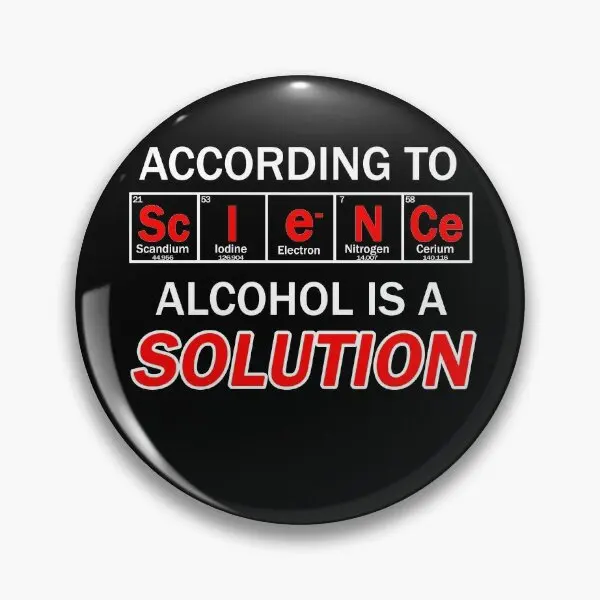 Мягкая булавка в виде спирта-это Solu согласно научным советам украшение для