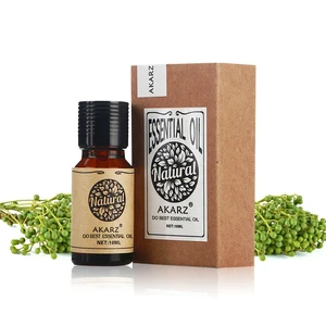 Эфирное масло AKARZ Litsea Cubeba, натуральная ароматерапия, контроль плотной кожи, улучшение качества волос, масло Litsea Cubeba