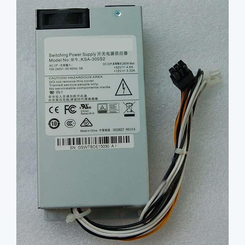 Новый блок питания для CWT POE 1U 7708N 7908N 7716N 280 Вт DPS-280AB-4A KSA-300S2 DPS-280AB-6C DPS-2800AB-M4