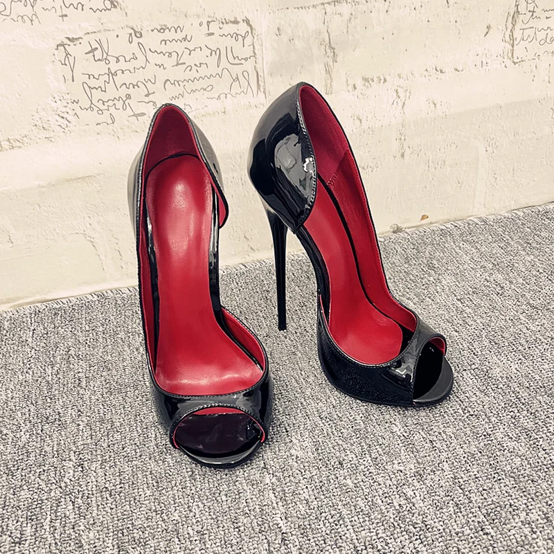 Женские туфли-лодочки FHC нового дизайна на высоком каблуке с открытым носком