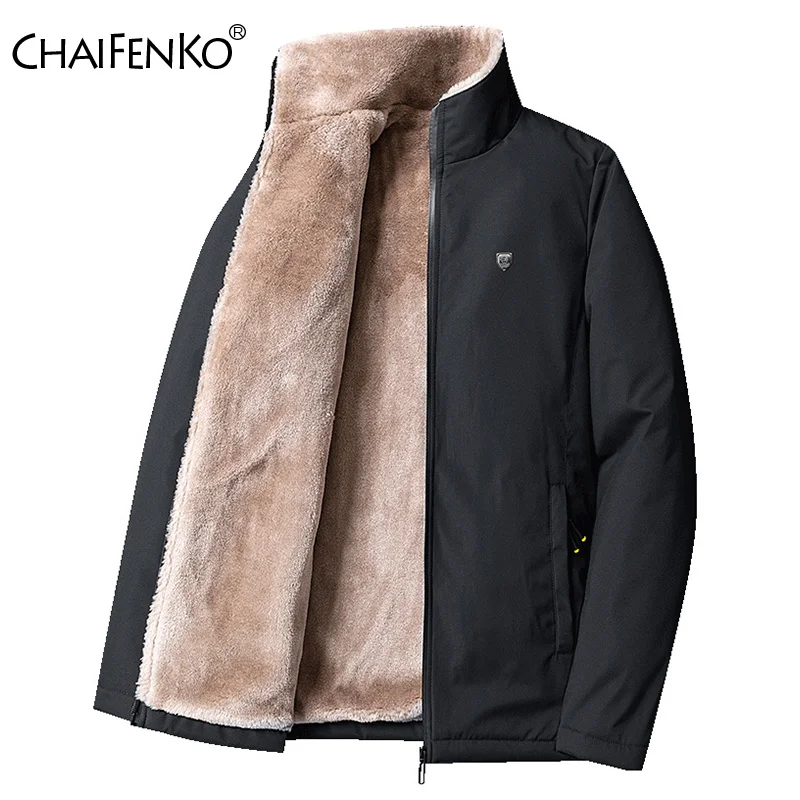 

Men 2023 Winter Windproof Thick Fleece Jacket Men Fashion Casual Coat Men Autumn Brand Outwear Outdoor Classic Jacket Men