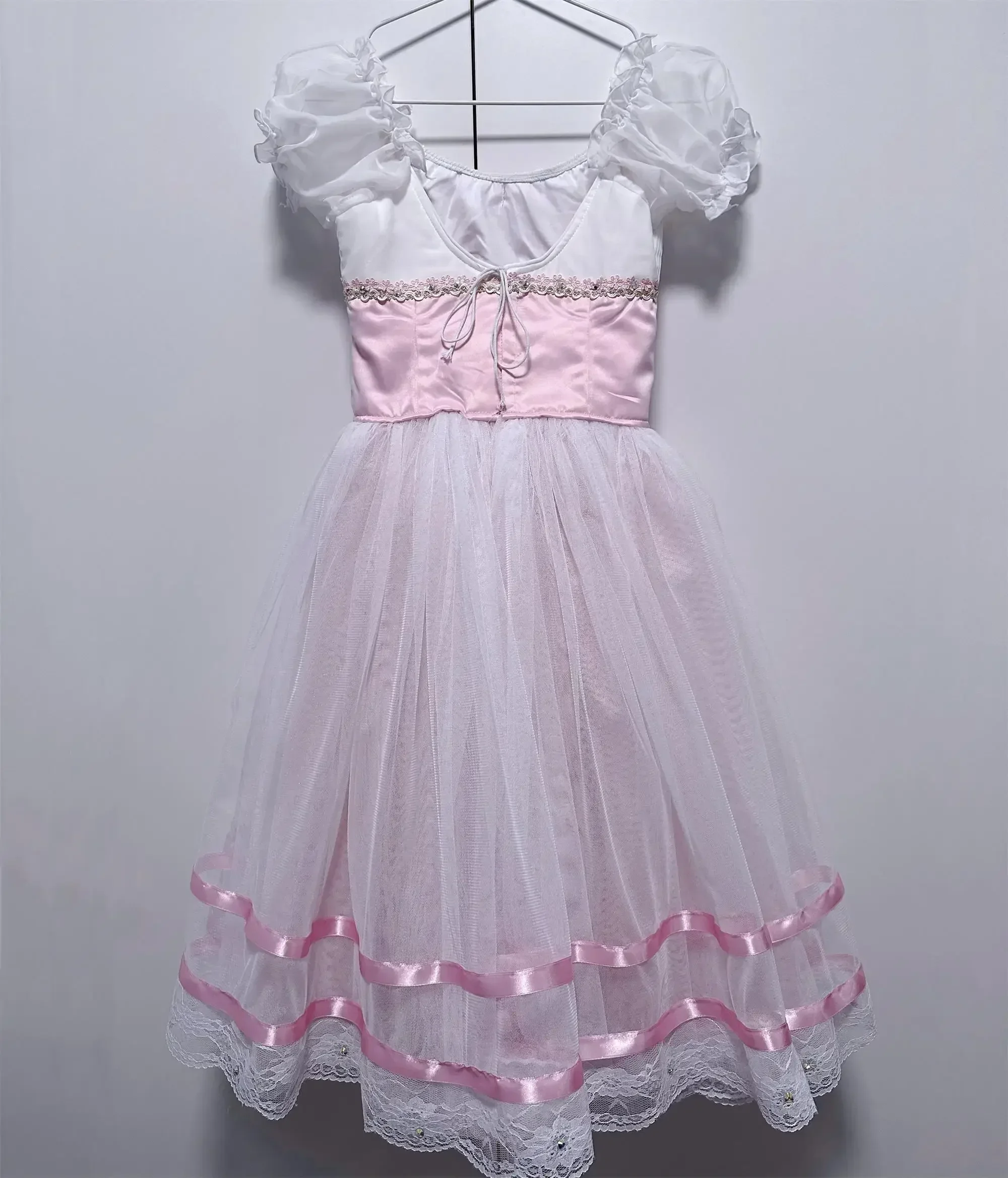 Профессиональная балетная юбка-пачка Жизель фатиновое танцевальное платье