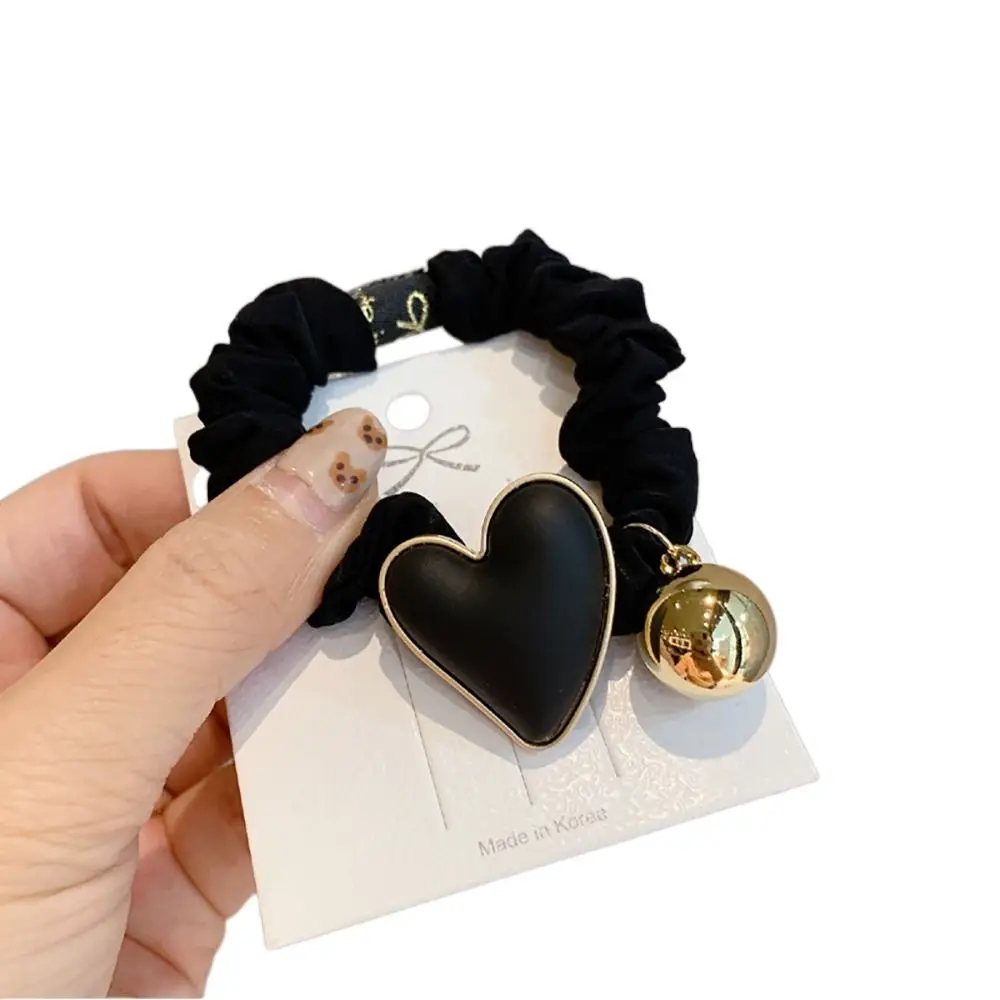 

Girls Cute Hair Ties Women Round Ball Female Women Hair Accessories Hair Bands Scrunchies Love Heart Hair Rope