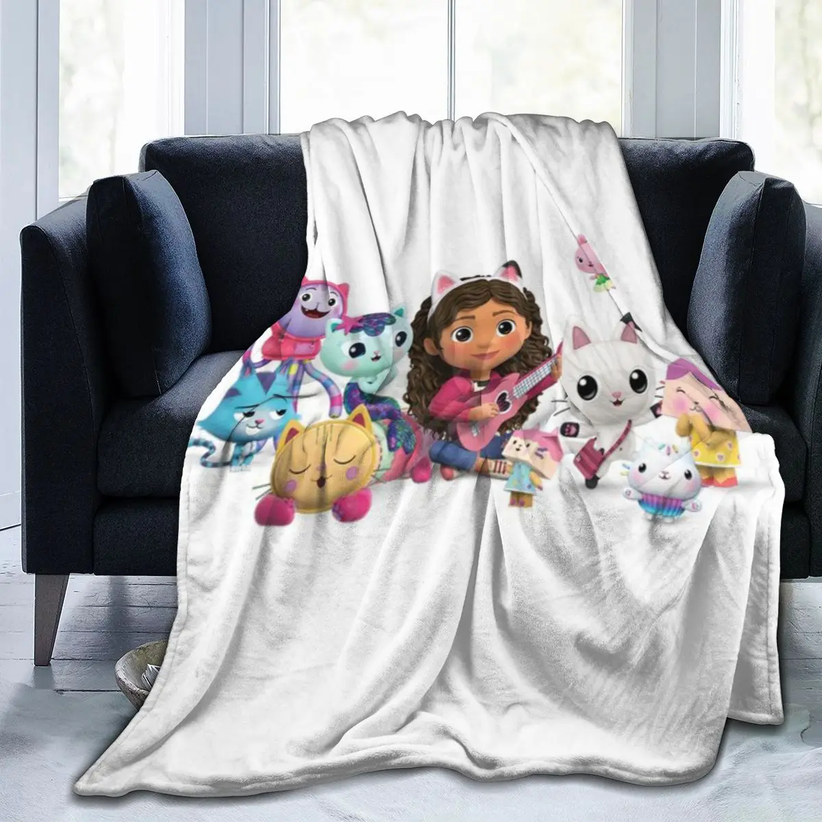 Кукольный домик Gabby S. Ультрамягкое одеяло из микрофлиса.