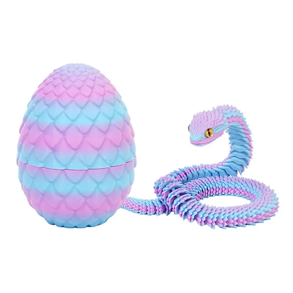 

Фигурки 3D-печать Змея с яйцом из пластика