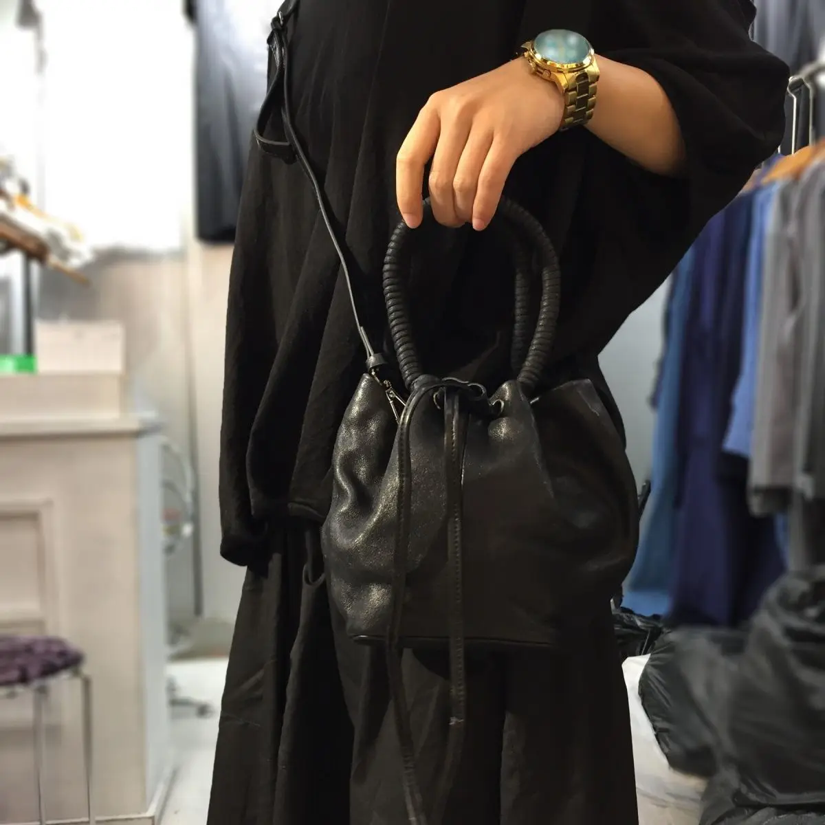 

Retro Genuine Leather, Vegetable Tanned Sheepskin, Handmade Casual Clothing Accessories, Women's One Shoulder Crossbody Handbag