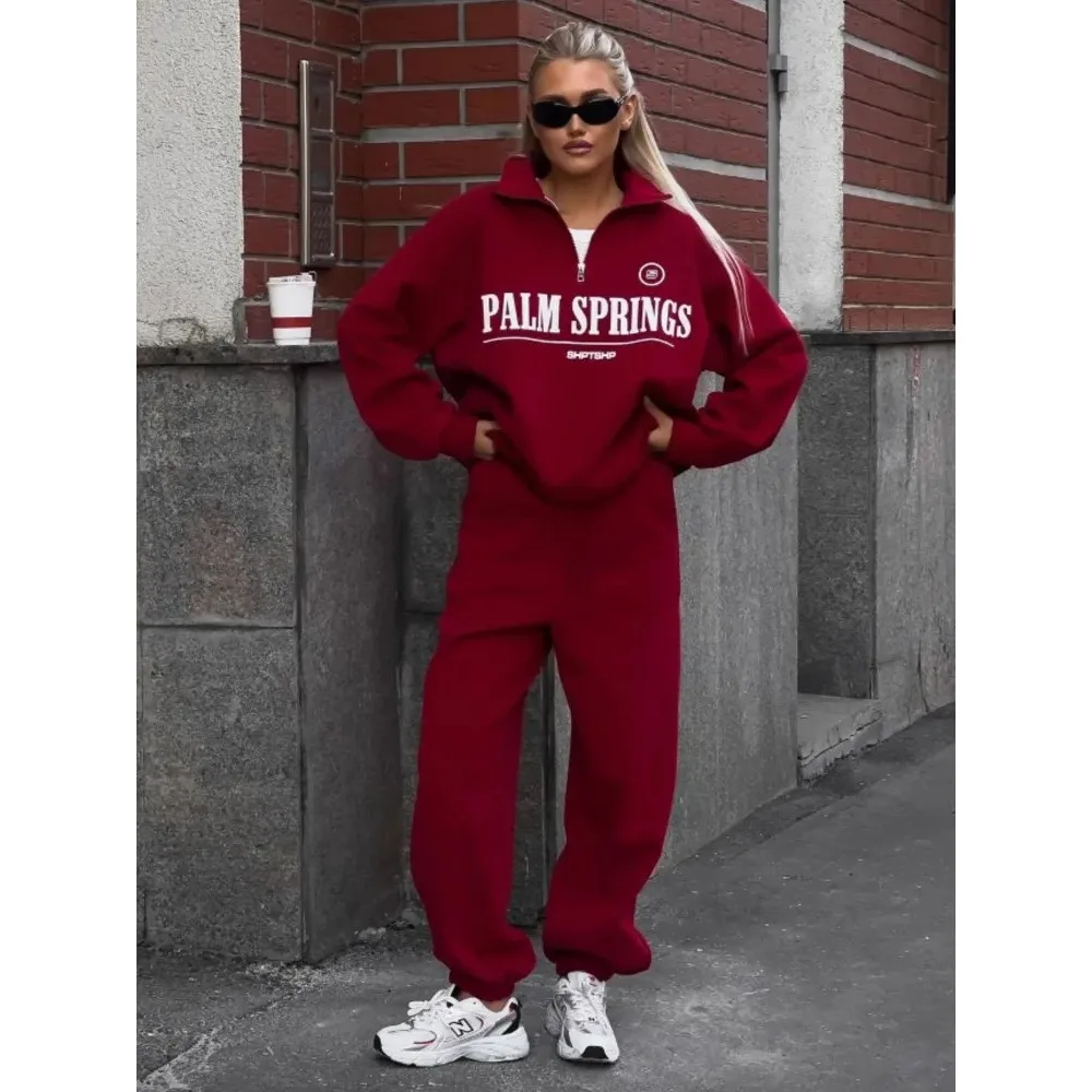 Yaminiya весенние толстовки женские с буквенным принтом толстовка красная водолазка