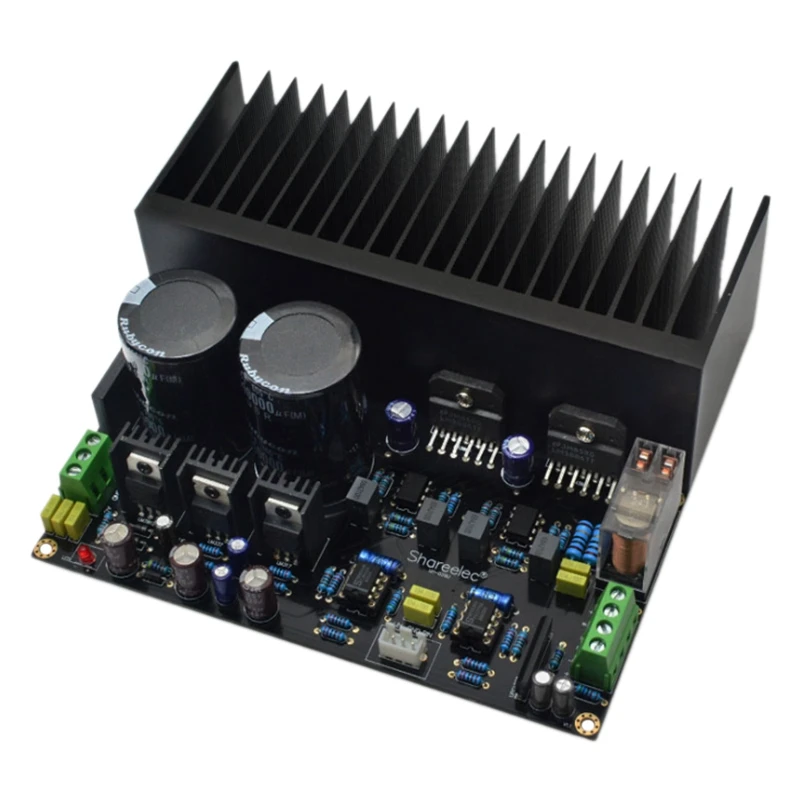 Power Amplifier Board HIFI 2.0 Stereo Dual Channel OP07 DC Servo Power Amplifier Board DIY LM3886 68Wx2