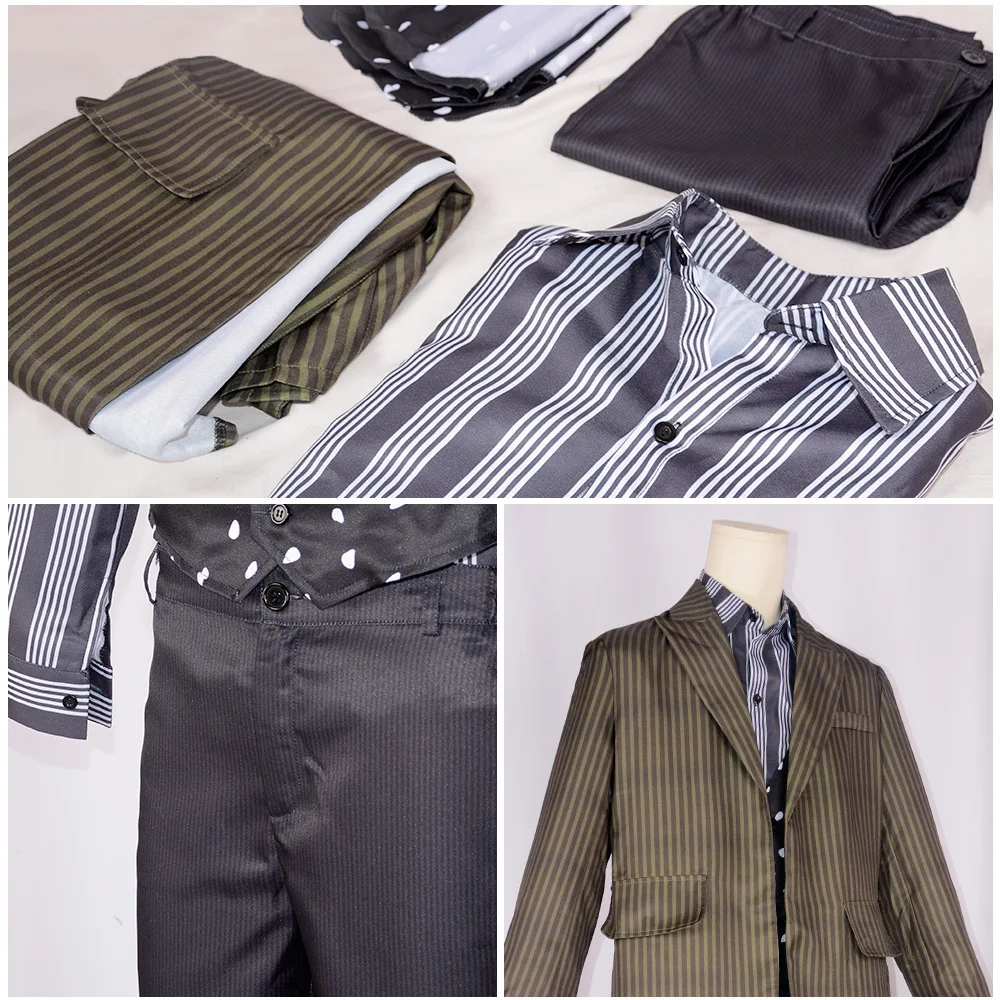 Черный карнавальный костюм Сириуса из фильма серые костюмы мужской на Хэллоуин