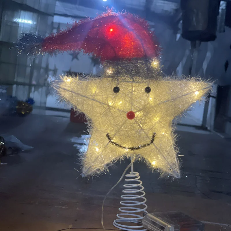 

Christmas Tree Topper Tree Star Decoration Xmas Tree Treetop Decor Treetop Star Decor for Home Garden