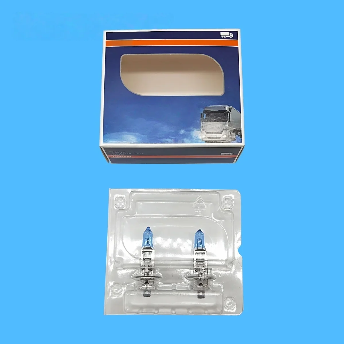 Фото Запасные части для грузовиков Volvo VOE 992516-0, лампа OSRAM H1 24V 100W 4000K, 2 шт. в одной коробке №5