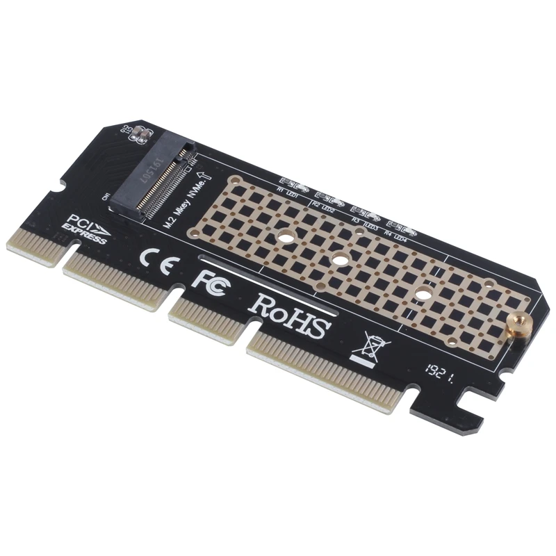 Адаптер M.2 Nvme SSD NGFF на PCIE 3 0 X16 плата интерфейса M Key поддержка PCI Express X4 2230-2280 размер