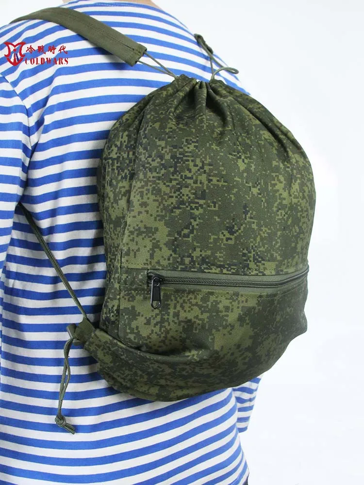 Reproduced New Russian Army Camouflage Single Soldier Lightweight Multifunctional Tactical Backpack Campsite Bag Shoe Bag
