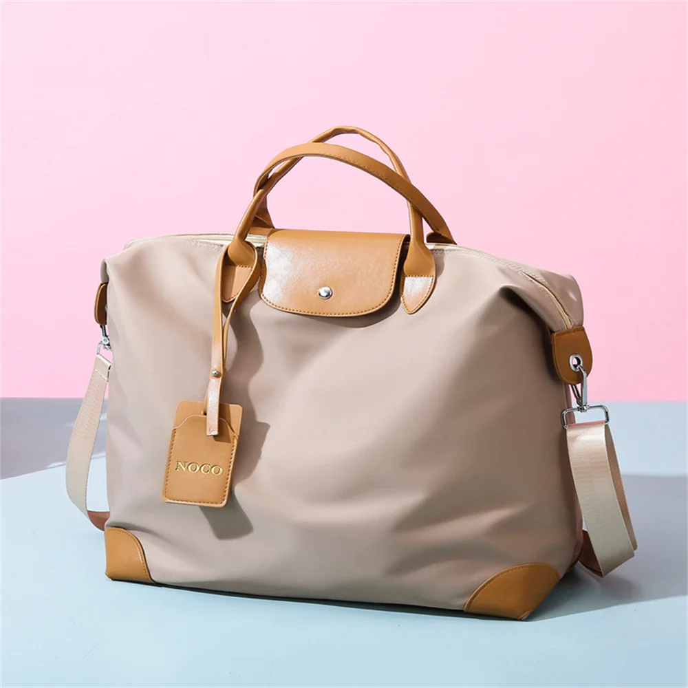 

Large-capacity Portable Travel Hand Bag Casual Ladies Shoulder Tote Bag Luggage Light and Simple Sports Fitness Messenger Bag