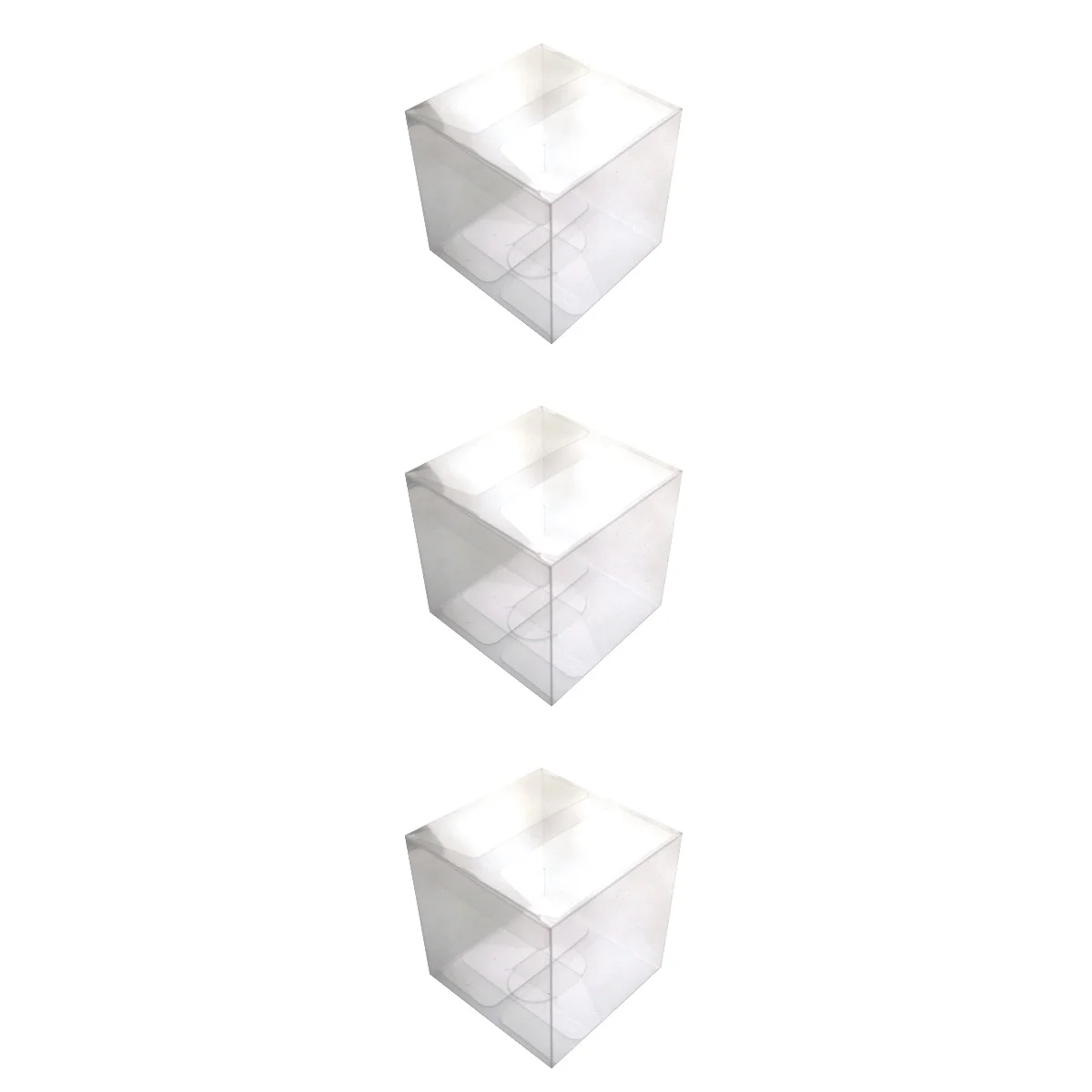 

Boxes Box Clear Candy Favor Appleweddingpackaging Gift Container Transparent Cookietreat Mini Favorsparty Cube Square Cotton