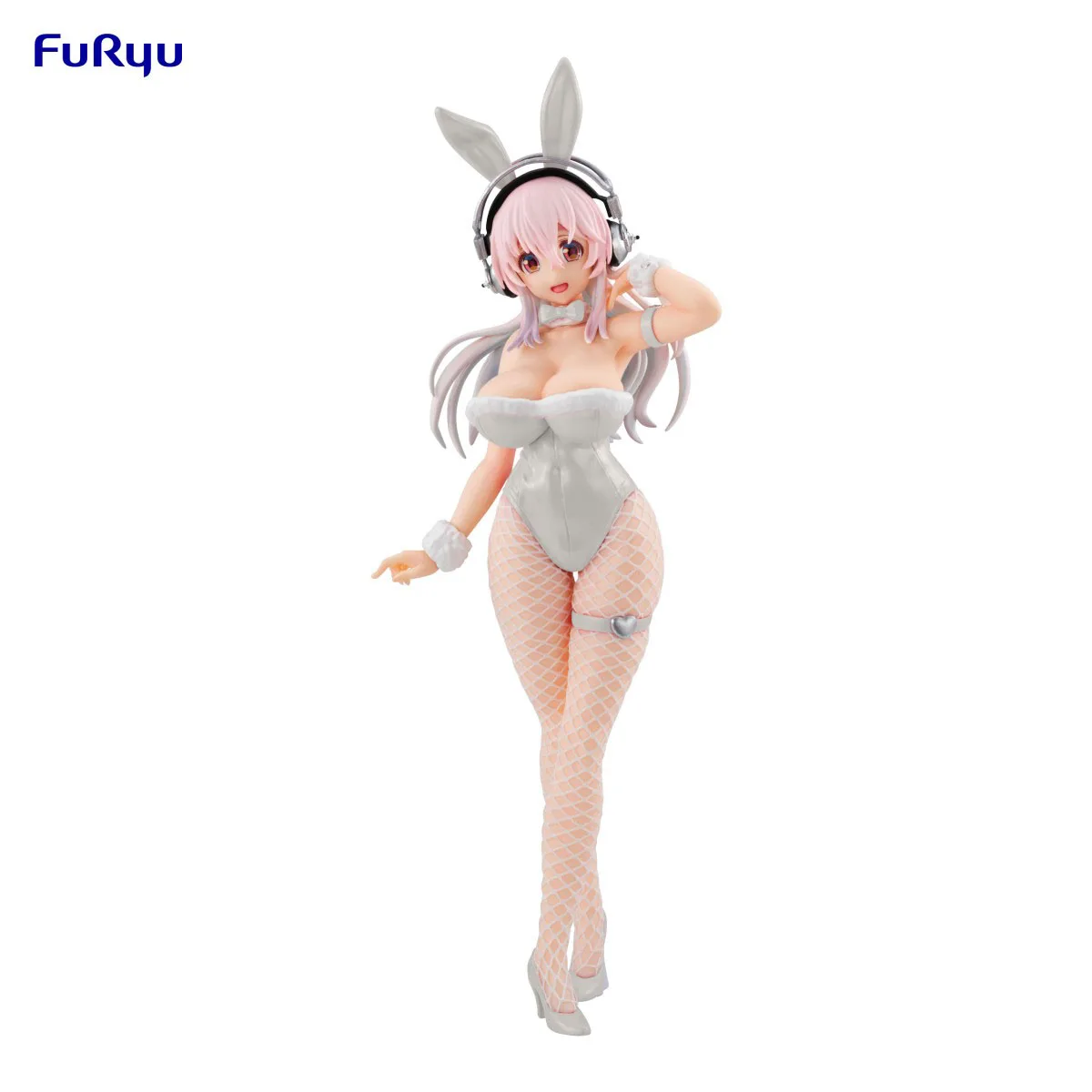В наличии оригинальные кролики FuRyu BiCute SoniComi Super Sonico Pearl White Ver аниме фигурка модель