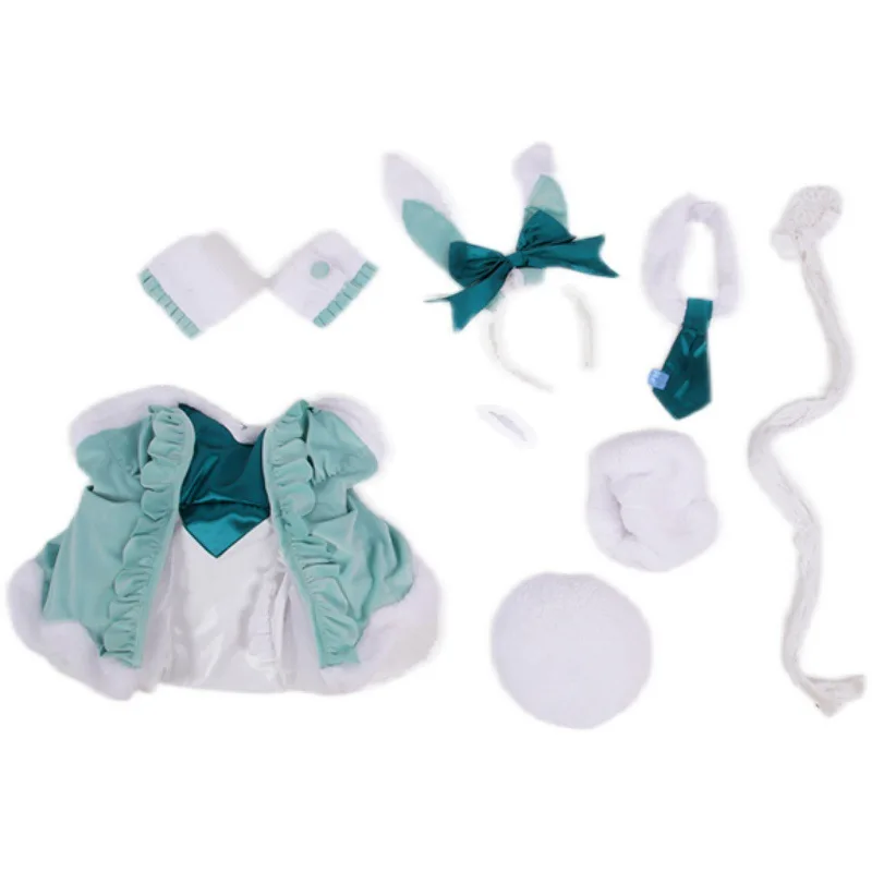 Косплей микуу хацуни костюмы сексуальный белый кролик девочка быть милыми