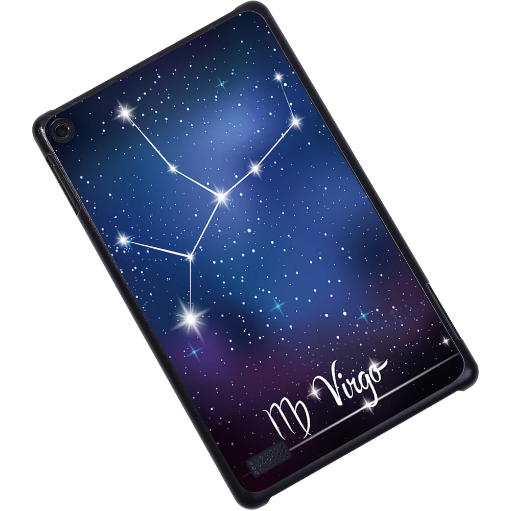Чехол для планшета Amazon Fire 5-го поколения 2015/7-го 2017/9-го 2019 7 дюймов с 12 созвездиями