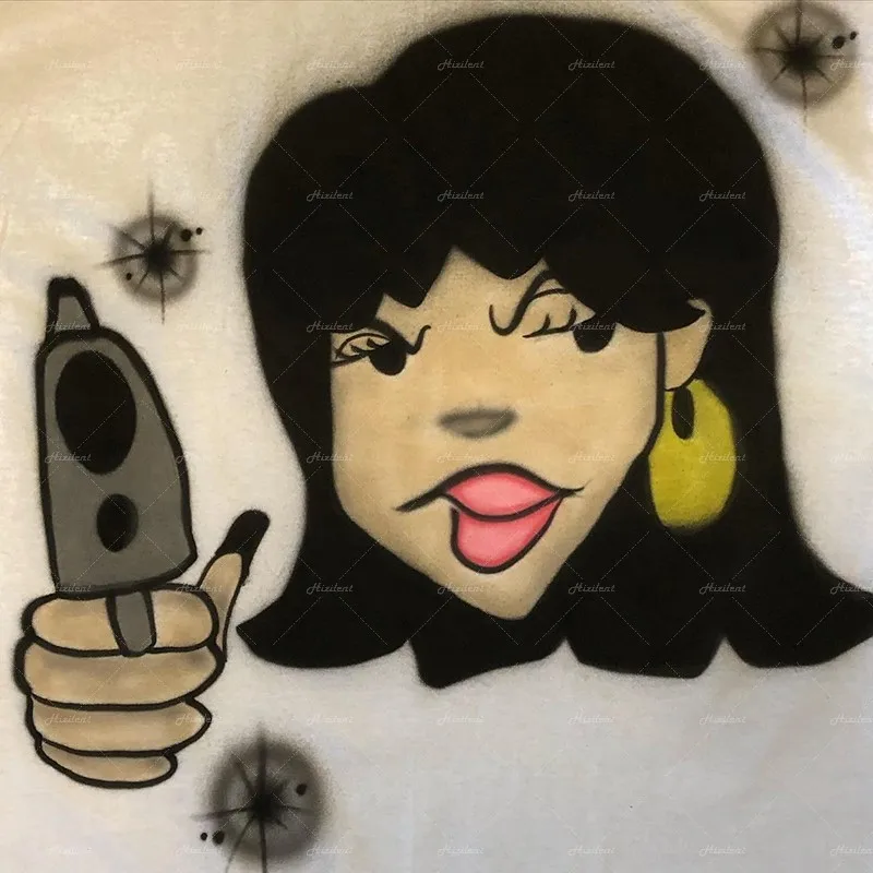 Футболка в стиле Харадзюку с круглым вырезом и коротким рукавом