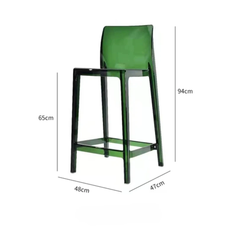 Современные мобильные барные стулья пластиковые дизайнерские для релаксации и