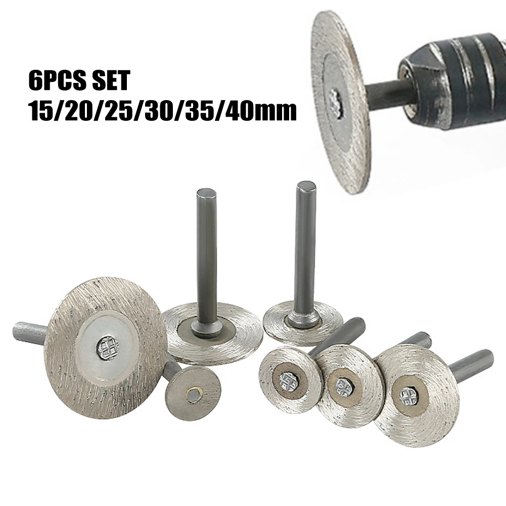 

1set Circular Carving Tool Diamond 15-40mm For Wood Metal Stone Granite Marble Cutting Disc Carving Grinding Rotary Tool